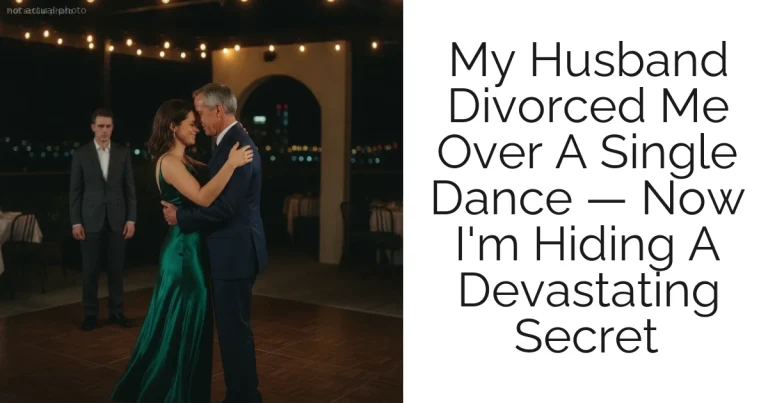 My Husband Divorced Me Over A Single Dance — Now I'm Hiding A Devastating Secret