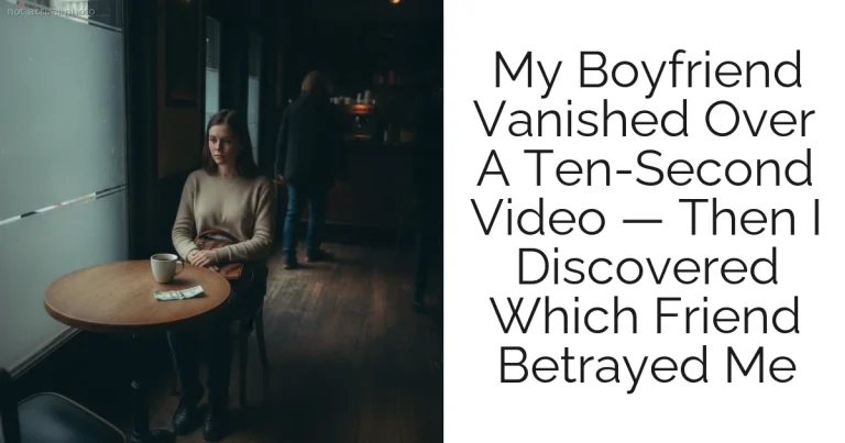 My Boyfriend Vanished Over A Ten-Second Video — Then I Discovered Which Friend Betrayed Me