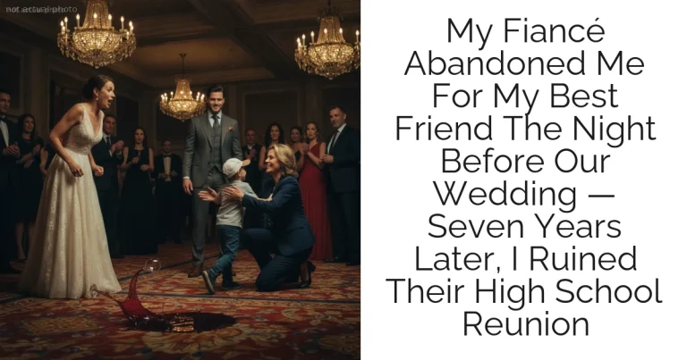 My Fiancé Abandoned Me For My Best Friend The Night Before Our Wedding — Seven Years Later, I Ruined Their High School Reunion