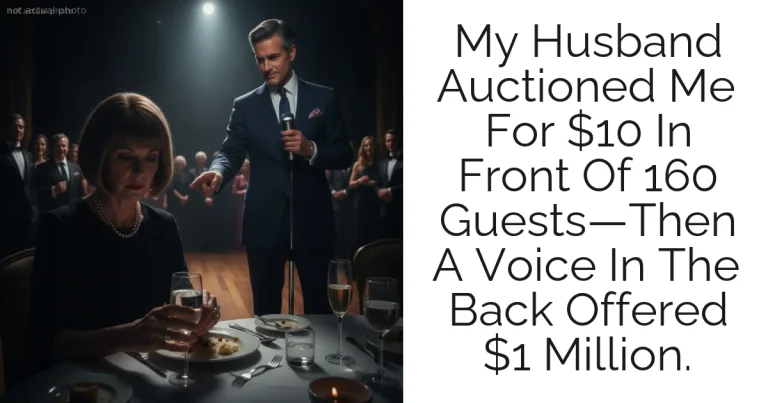My Husband Auctioned Me For $10 In Front Of 160 Guests—Then A Voice In The Back Offered $1 Million.