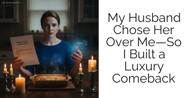 My Husband Chose Her Over Me—So I Built a Luxury Comeback