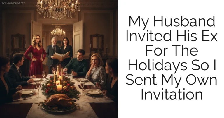 My Husband Invited His Ex For The Holidays So I Sent My Own Invitation