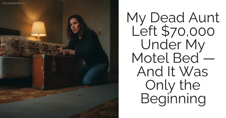 My Dead Aunt Left $70,000 Under My Motel Bed — And It Was Only the Beginning
