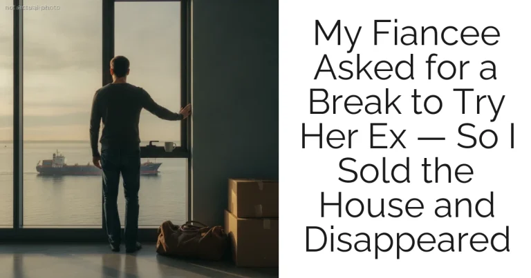 My Fiancee Asked for a Break to Try Her Ex — So I Sold the House and Disappeared