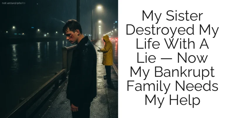 My Sister Destroyed My Life With A Lie — Now My Bankrupt Family Needs My Help