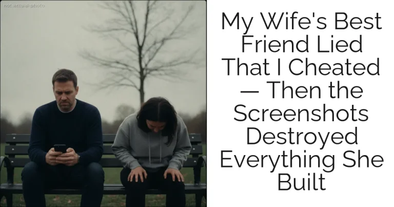 My Wife's Best Friend Lied That I Cheated — Then the Screenshots Destroyed Everything She Built