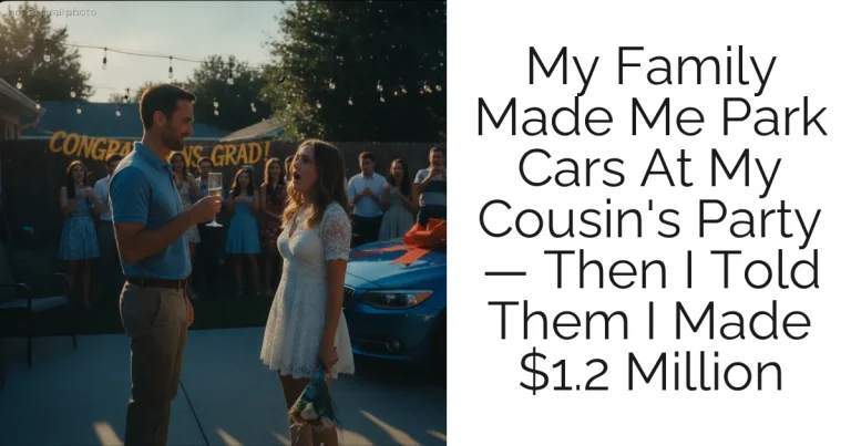 My Family Made Me Park Cars At My Cousin's Party — Then I Told Them I Made $1.2 Million