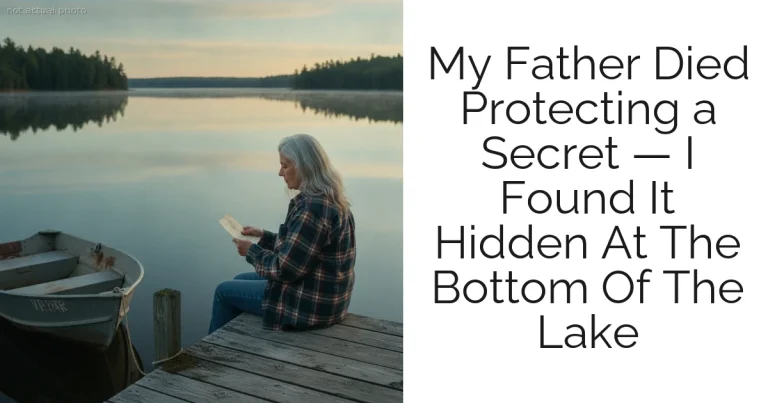 My Father Died Protecting a Secret — I Found It Hidden At The Bottom Of The Lake