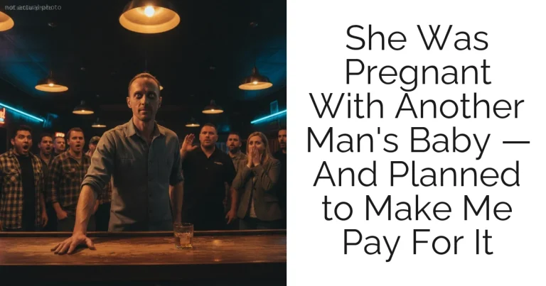 She Was Pregnant With Another Man's Baby — And Planned to Make Me Pay For It