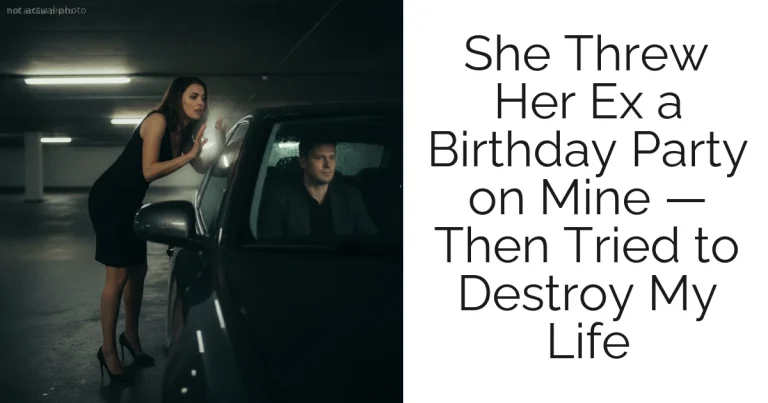 She Threw Her Ex a Birthday Party on Mine — Then Tried to Destroy My Life