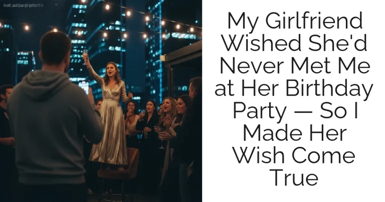 My Girlfriend Wished She'd Never Met Me at Her Birthday Party — So I Made Her Wish Come True