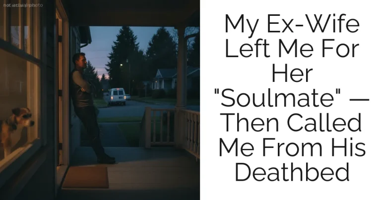 My Ex-Wife Left Me For Her "Soulmate" — Then Called Me From His Deathbed