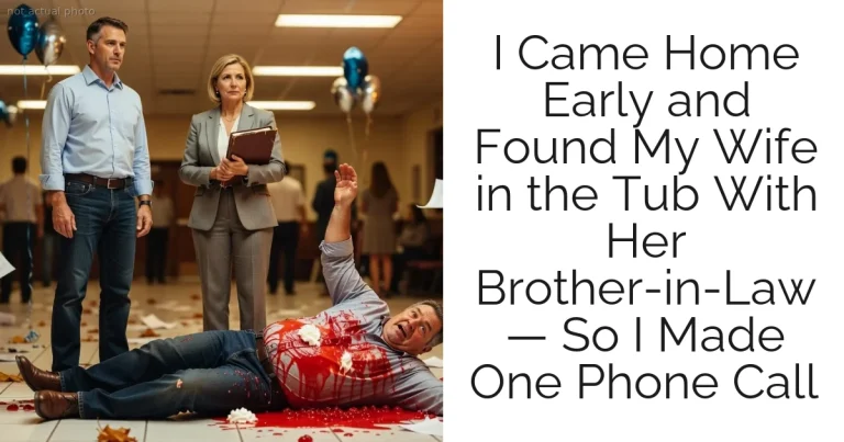 I Came Home Early and Found My Wife in the Tub With Her Brother-in-Law — So I Made One Phone Call
