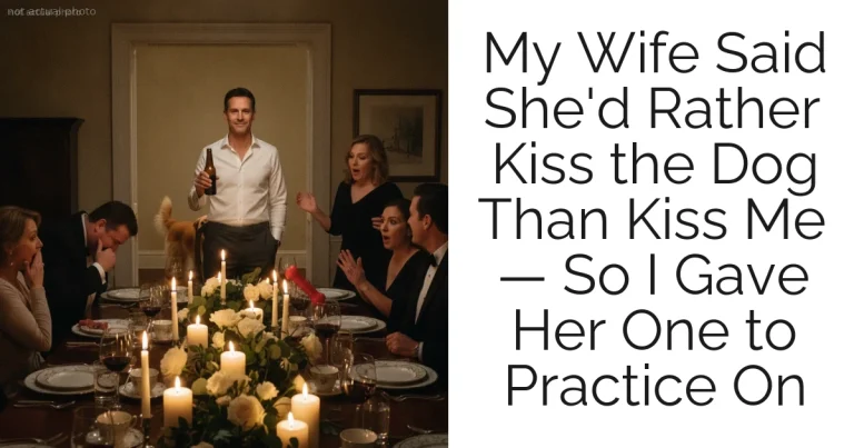My Wife Said She'd Rather Kiss the Dog Than Kiss Me — So I Gave Her One to Practice On