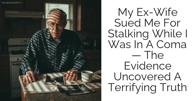 My Ex-Wife Sued Me For Stalking While I Was In A Coma — The Evidence Uncovered A Terrifying Truth