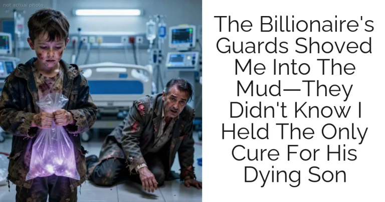 The Billionaire's Guards Shoved Me Into The Mud—They Didn't Know I Held The Only Cure For His Dying Son