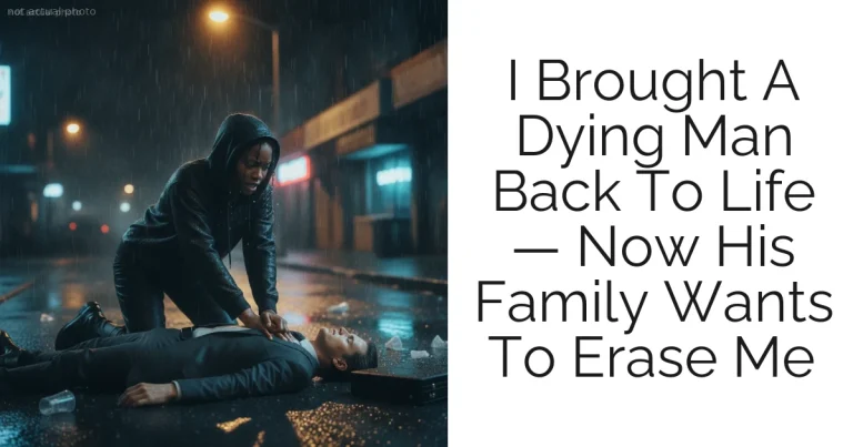 I Brought A Dying Man Back To Life — Now His Family Wants To Erase Me