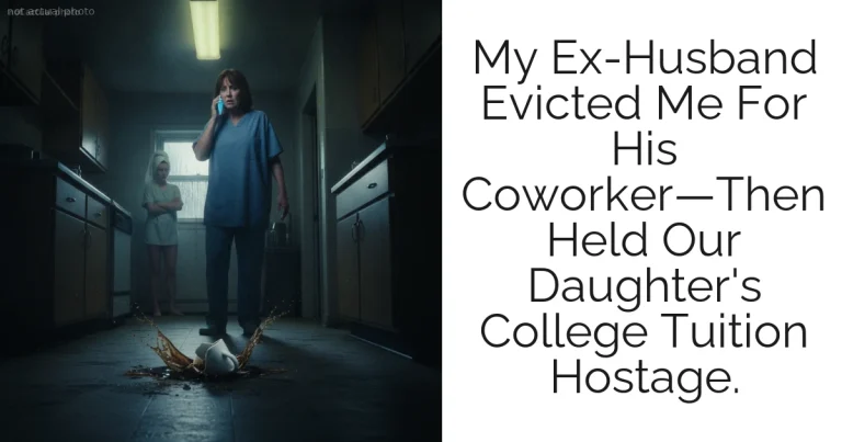 My Ex-Husband Evicted Me For His Coworker—Then Held Our Daughter's College Tuition Hostage.