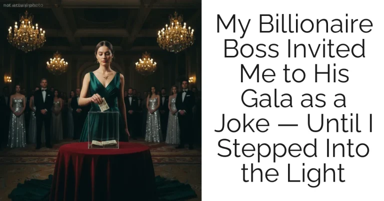 My Billionaire Boss Invited Me to His Gala as a Joke — Until I Stepped Into the Light