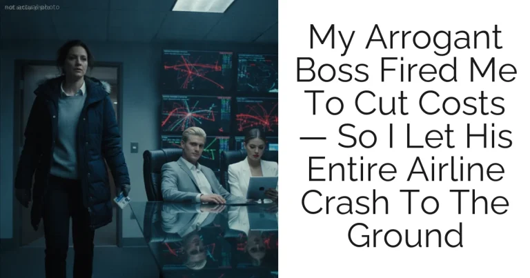 My Arrogant Boss Fired Me To Cut Costs — So I Let His Entire Airline Crash To The Ground