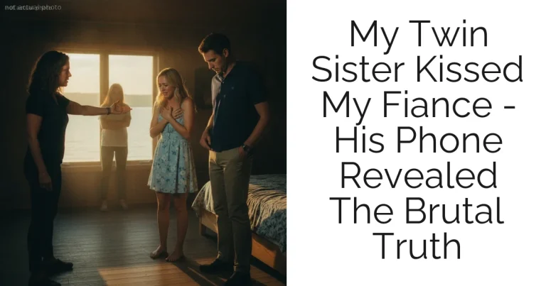 My Twin Sister Kissed My Fiance - His Phone Revealed The Brutal Truth