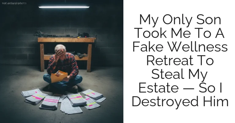 My Only Son Took Me To A Fake Wellness Retreat To Steal My Estate — So I Destroyed Him