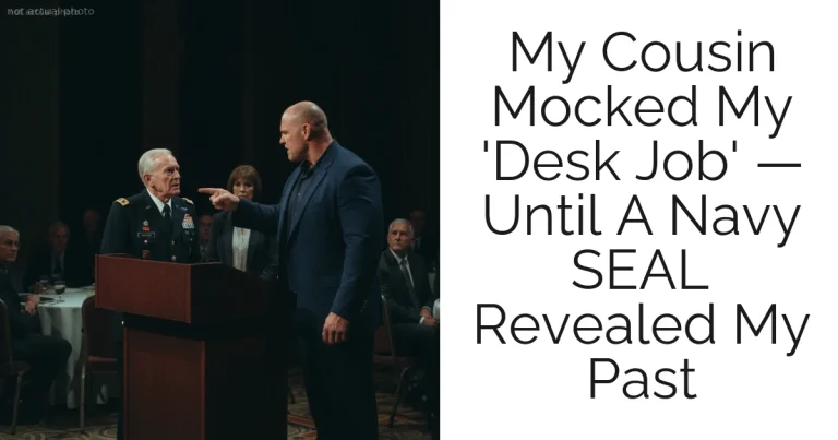 My Cousin Mocked My 'Desk Job' — Until A Navy SEAL Revealed My Past