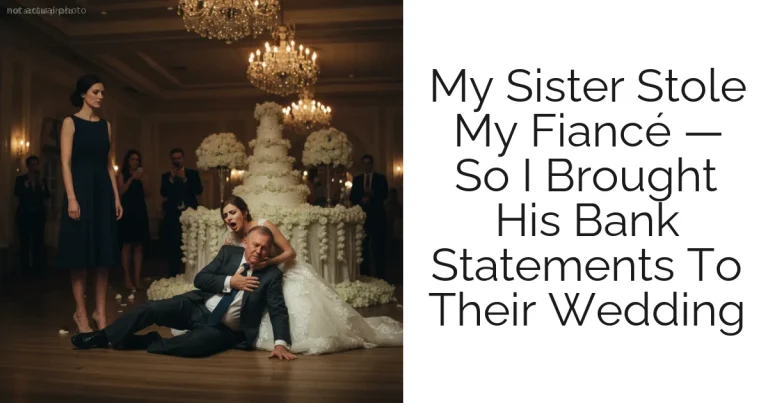 My Sister Stole My Fiancé — So I Brought His Bank Statements To Their Wedding