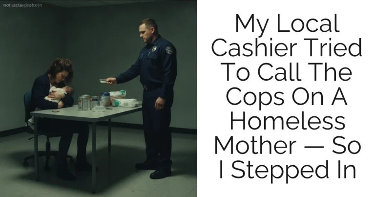 My Local Cashier Tried To Call The Cops On A Homeless Mother — So I Stepped In