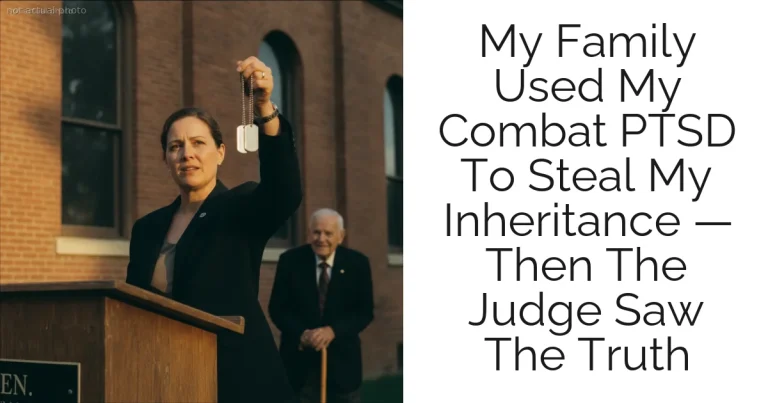 My Family Used My Combat PTSD To Steal My Inheritance — Then The Judge Saw The Truth