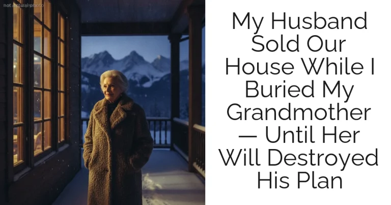 My Husband Sold Our House While I Buried My Grandmother — Until Her Will Destroyed His Plan