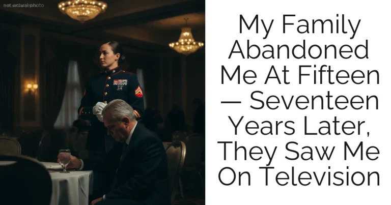My Family Abandoned Me At Fifteen — Seventeen Years Later, They Saw Me On Television