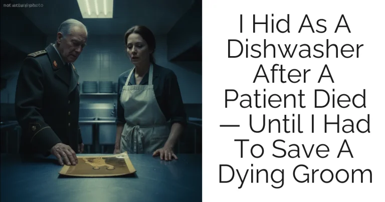 I Hid As A Dishwasher After A Patient Died — Until I Had To Save A Dying Groom