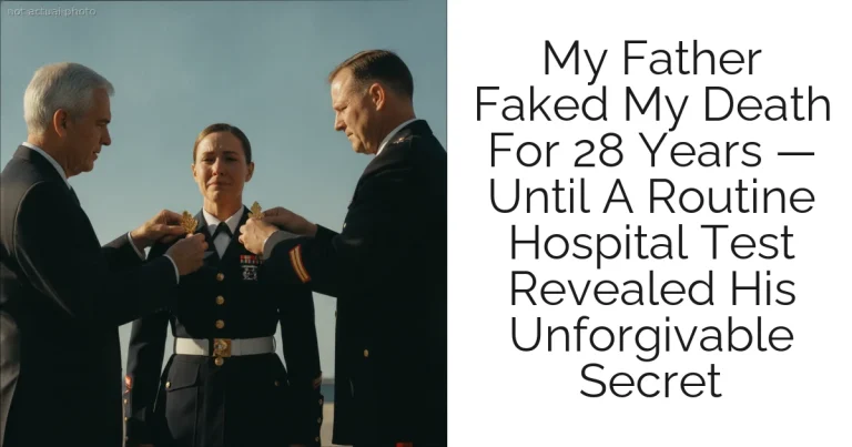 My Father Faked My Death For 28 Years — Until A Routine Hospital Test Revealed His Unforgivable Secret