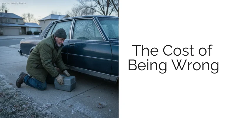 The Cost of Being Wrong