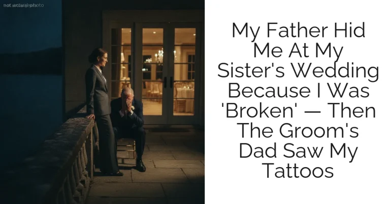 My Father Hid Me At My Sister's Wedding Because I Was 'Broken' — Then The Groom's Dad Saw My Tattoos