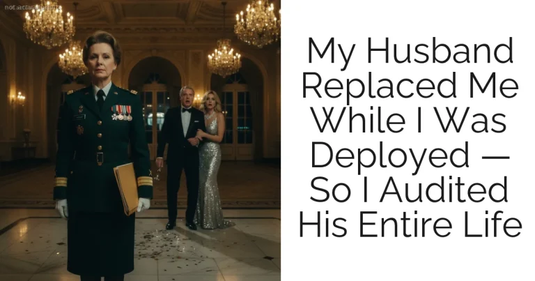 My Husband Replaced Me While I Was Deployed — So I Audited His Entire Life