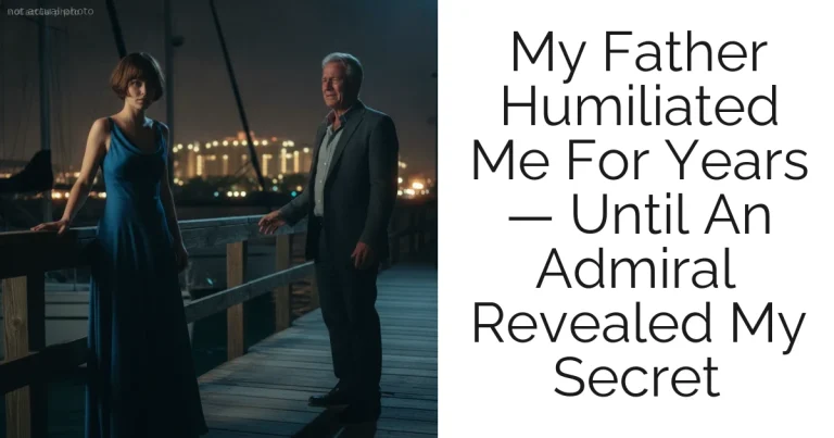 My Father Humiliated Me For Years — Until An Admiral Revealed My Secret