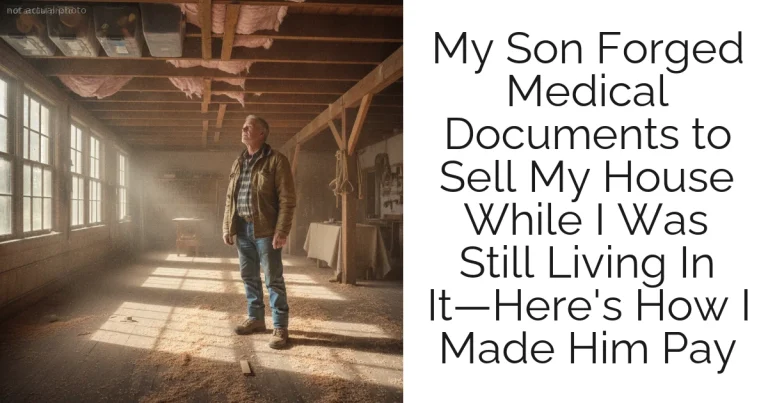 My Son Forged Medical Documents to Sell My House While I Was Still Living In It—Here's How I Made Him Pay