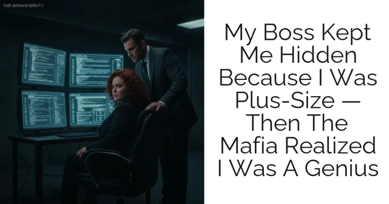 My Boss Kept Me Hidden Because I Was Plus-Size — Then The Mafia Realized I Was A Genius