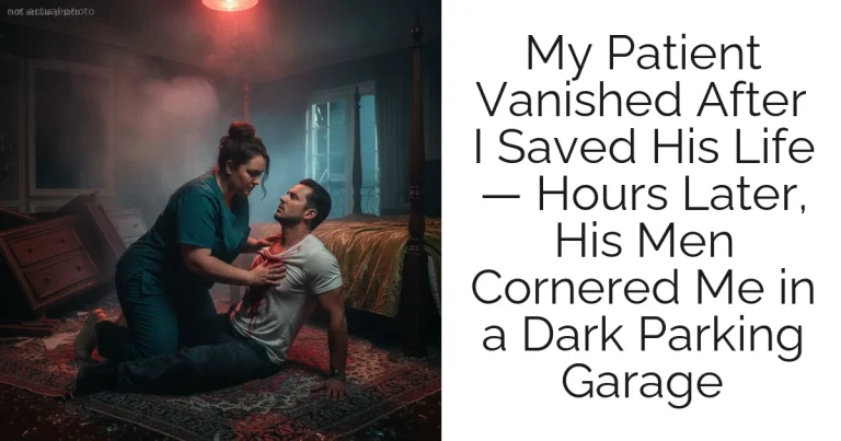My Patient Vanished After I Saved His Life — Hours Later, His Men Cornered Me in a Dark Parking Garage