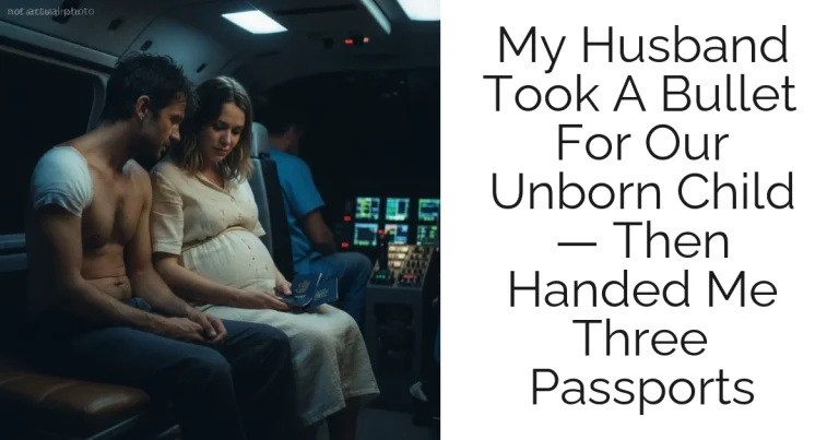 My Husband Took A Bullet For Our Unborn Child — Then Handed Me Three Passports