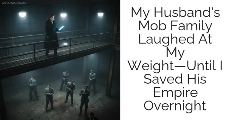 My Husband's Mob Family Laughed At My Weight—Until I Saved His Empire Overnight