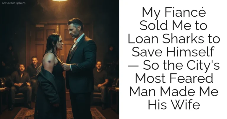 My Fiancé Sold Me to Loan Sharks to Save Himself — So the City's Most Feared Man Made Me His Wife