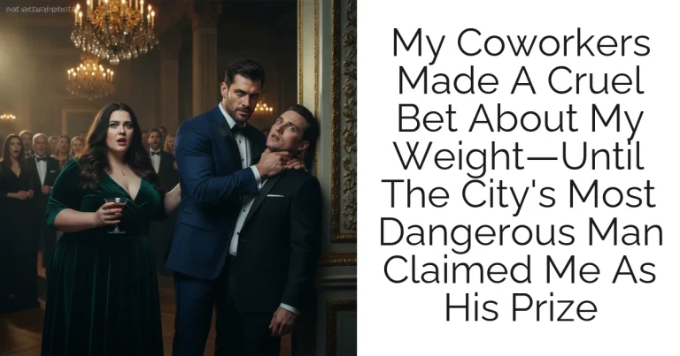 My Coworkers Made A Cruel Bet About My Weight—Until The City's Most Dangerous Man Claimed Me As His Prize