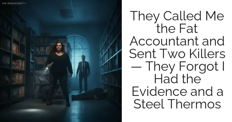 They Called Me the Fat Accountant and Sent Two Killers — They Forgot I Had the Evidence and a Steel Thermos