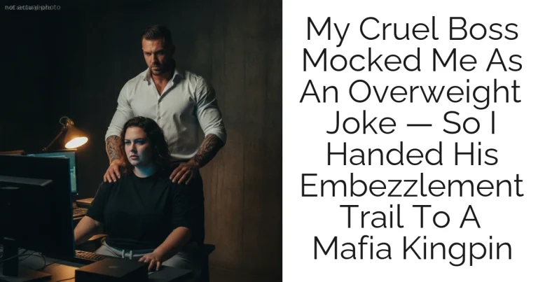 My Cruel Boss Mocked Me As An Overweight Joke — So I Handed His Embezzlement Trail To A Mafia Kingpin