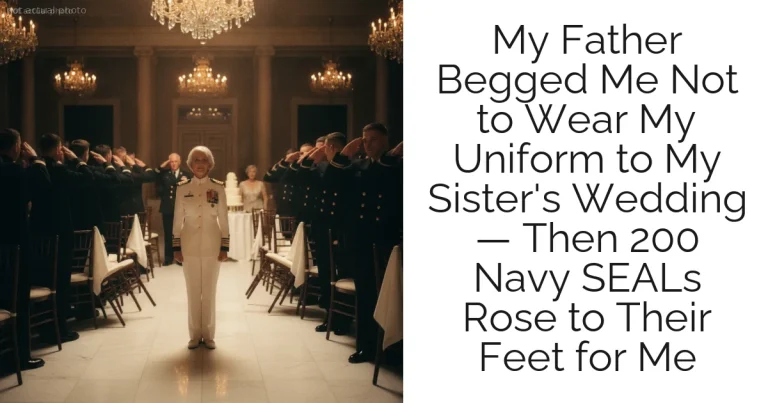 My Father Begged Me Not to Wear My Uniform to My Sister's Wedding — Then 200 Navy SEALs Rose to Their Feet for Me