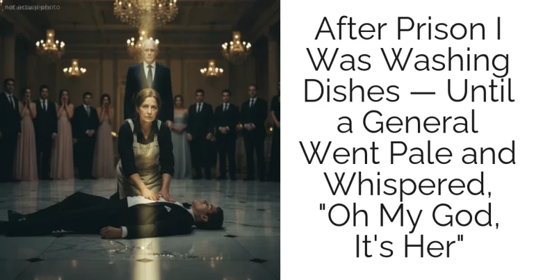 After Prison I Was Washing Dishes — Until a General Went Pale and Whispered, "Oh My God, It's Her"