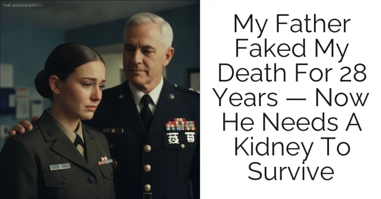 My Father Faked My Death For 28 Years — Now He Needs A Kidney To Survive